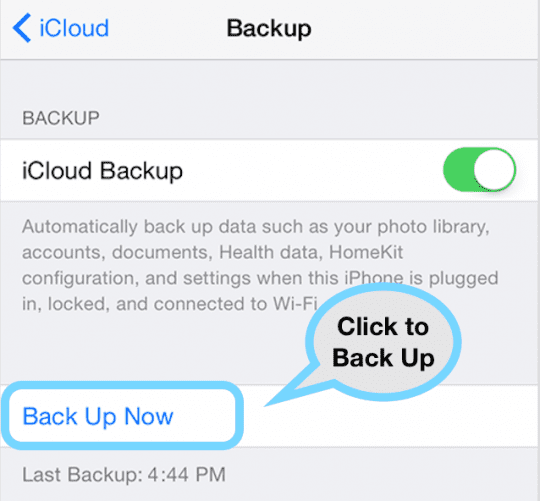 How-To Restore from an iCloud backup