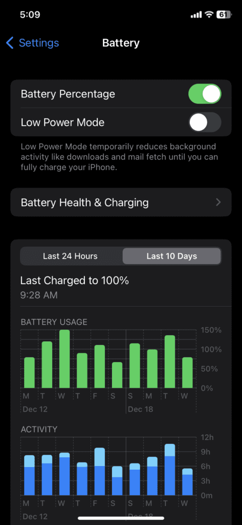 iPhone Maintenance 2023: Battery Health